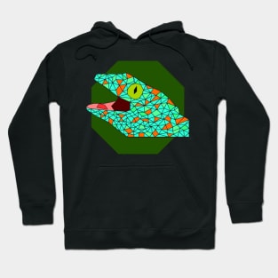 Geometric Tokay Gecko Hoodie